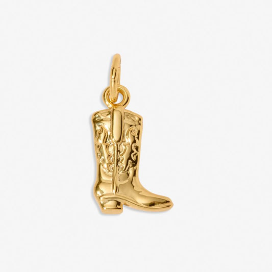 Yee Haw' Small Charm In Gold-Tone Plating