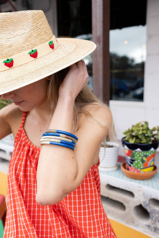 Navy Bangle Set