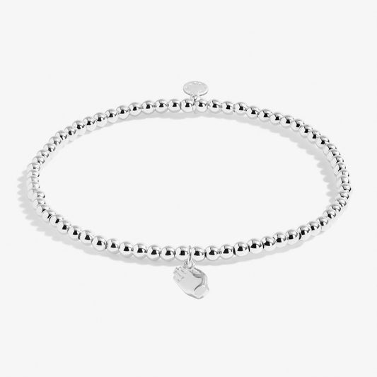 A Little 'Amen' Bracelet In Silver Plating