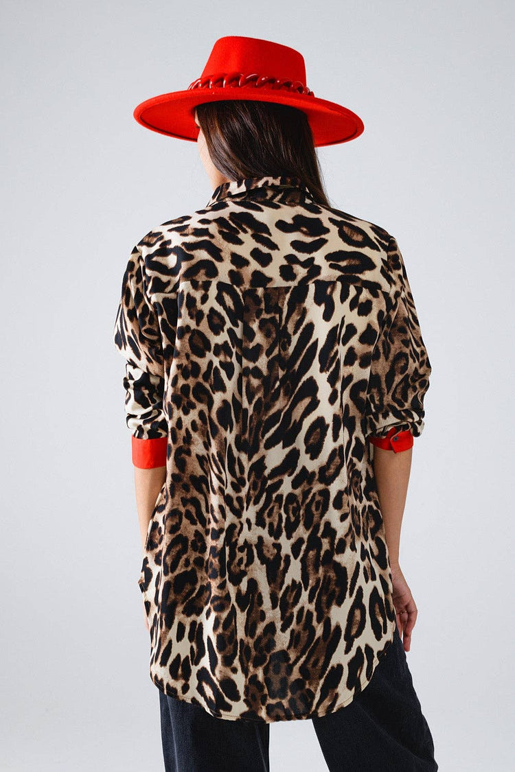 Feeling Wild Leopard Blouse