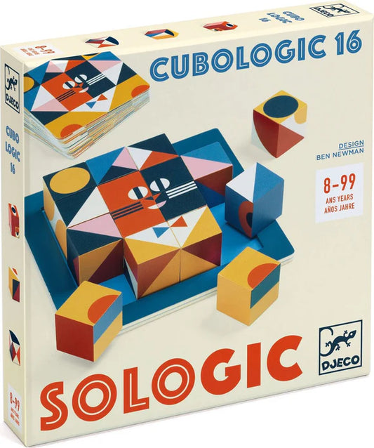 Cubologic 16 Sologic Brain Teaser Game