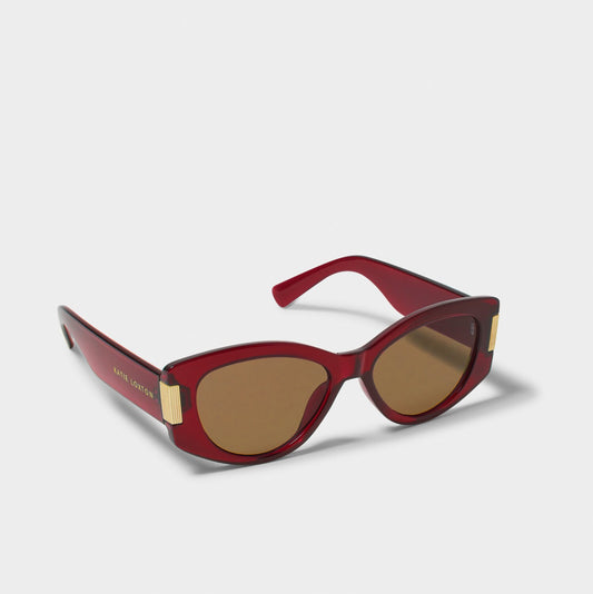 Rimini Sunglasses - Deep Red